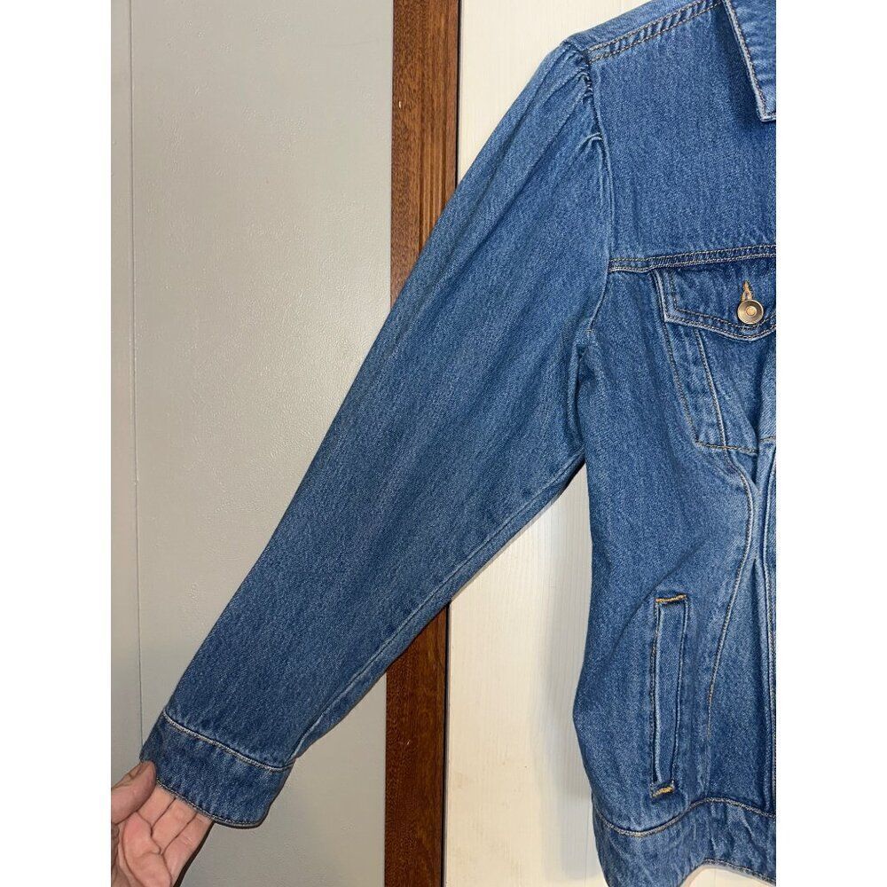 Future Collective Gabriella Karefa-Johnson Denim Jean Jacket Size Small - Picture 8 of 14